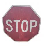 Metal Stop Sign 36 in. X 36 in.