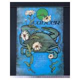 1969 Cancer Zodiac Calendar Poster 32"x21"