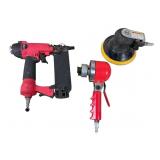 Pneumatic sanders, nail gun- Grizzly, Tool Shop
