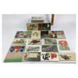 Early 1900s zChromolithic Postcards, Some Embossed