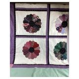 Handmade Dresden Plate Quilt Top