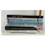 Art Books on Van Dyck, Whistler, Sargent, Winslow
