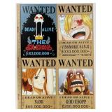 4- One Piece 17"x11" Posters