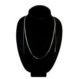 .925 Sterling Silver Italy broken necklace, 6.95g