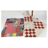 Quilt Squares, 9 Patch and 2 Pieced Blocks with