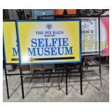 Metal Sign Frame With Ground Stakes (5) 3 With