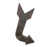Metal Arrow Sign Home Decor (37 in. X 24 in. )