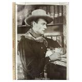 1979 John Wayne "Tall in the Saddle" Movie Poster