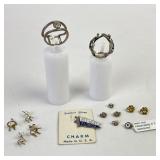 .925 Sterling Silver rings, broken, missing stone