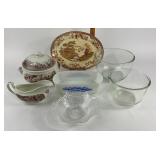 Currier & Ives Tureen and Gravy, Brown & Richie Pl