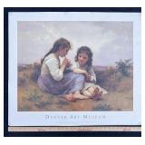 Denver Art Museum Poster, Two Girls by Bouguereau