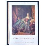 Francois Boucher Exhibition Poster 1986