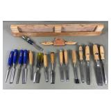 Chisels and rack - crown tools, irwin