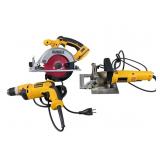 Dewalt Circular saw, drill, Plate joiner