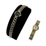 Omega De Ville watch with mother of pearl face