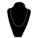 .925 Italy Sterling SIlver braided chain, 8.00g TW