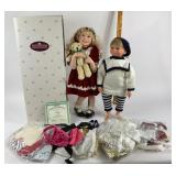 Treasures Porcelain Dolls Holly With Accessories