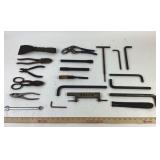 Hand Tools Including Wrenches, Pliers, Scraper