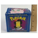 1999 Pokemon Jigglypuff 24K Gold Plated Trading