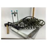 Hitch Mount, Drill Guide, Mallet, Square Rulers, C