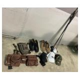 Golf Clubs, Puma Hats, Leather Tool Belts, Shoes