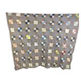 Patchwork Quilt With Calico Squares