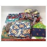 Colorful Folded Fabric Pieces