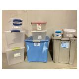 Sterilite totes, shoeboxes