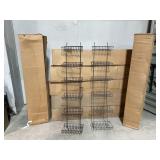 Black wire Shelves, 7 boxes of 2 -14 total
