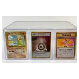 3 Pokemon 1996 Pocket Monsters Cards