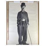 1966 Charlie Chaplin Poster Approx 42"x29"