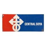 Central Soya metal sign 36x15