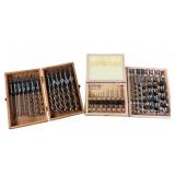 Auger Drill bits in cases- includes Irwin