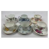 Royal Albert, Vanderwood, Royal Vale Tea Cups