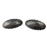 Sterling Silver Tim Guerro Hair Clips