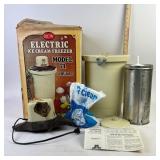 RCW Model 71 Electric Ice Cream Freezer, Powers Up