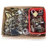 Keys, Brass Cabinet Lock Components, Padlocks