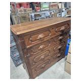 Eastlake Style Walnut Chest Of Drawers With