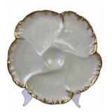 Victorian Limoges porcelain oyster plate Charles