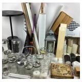 Jars, Candle Holders, Lantern, Wrapping Paper