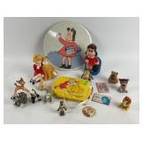 Orphan Annie, Lil Lulu banks, bag, toys