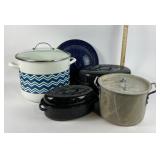 Cookware with Roasters, Stock Pots