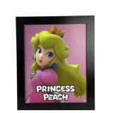 Nintendo Princess Peach Framed Art 19"x23"