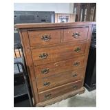Wood Chest Of Drawers - 5 (38 in. X 18 in. X 50