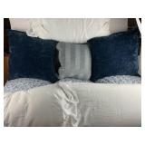 Decorative Pillows, Blue Floral Throw Pillows