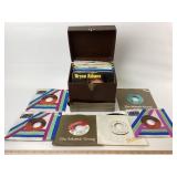 Full 7 Inch Record Case; Bryan Adams, Aerosmith, A