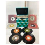 Full 7 Inch Record Case; Olivia Newton John, Willi