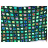 Handmade Crochet Granny Square Blanket
