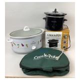 Rival Stoneware Crock Pot, 2 Quart Crock Pot & Car