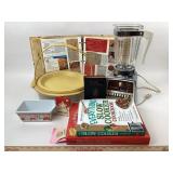 Osterizer Imperial Ten Blender, Tupperware Cake Ca